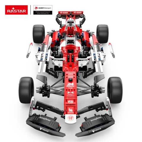 1:8 Alfa Romeo F1 C42 Klocki 2261el. RASTAR 1:8 Alfa Romeo F1 C42 Klocki 2261el. RASTAR