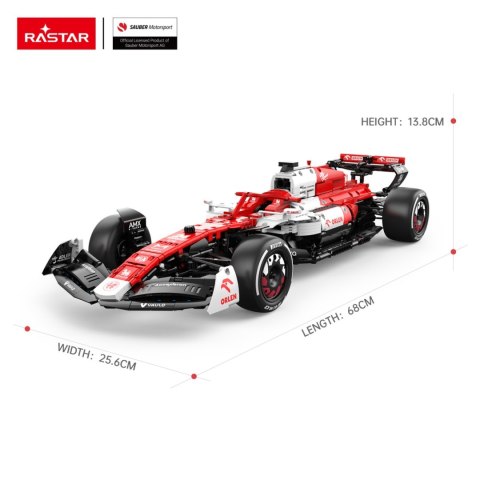 1:8 Alfa Romeo F1 C42 Klocki 2261el. RASTAR 1:8 Alfa Romeo F1 C42 Klocki 2261el. RASTAR