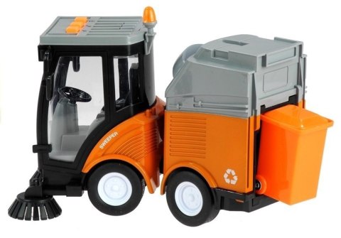 Auto Śmieciarka Zamiatarka Jeździ Gra 1:16 Auto Śmieciarka Zamiatarka Jeździ Gra 1:16