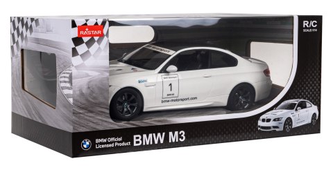 BMW M3 biały RASTAR model 1:14 Zdalnie sterowane auto + Pilot 2,4 GHz BMW M3 biały RASTAR model 1:14 Zdalnie sterowane auto + Pilot 2,4 GHz