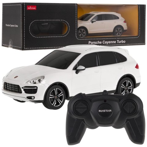 R/C 1:24 Porsche Cayenne Turbo Biały RASTAR R/C 1:24 Porsche Cayenne Turbo Biały RASTAR