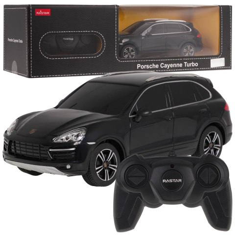 R/C 1:24 Porsche Cayenne Turbo Czarny RASTAR R/C 1:24 Porsche Cayenne Turbo Czarny RASTAR