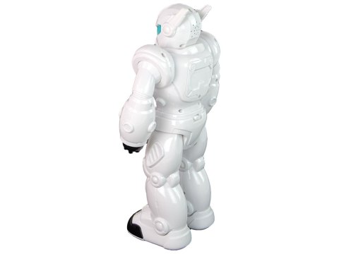 Robot Interaktywny Chodzi Dźwięk Świeci Biały Robot Interaktywny Chodzi Dźwięk Świeci Biały