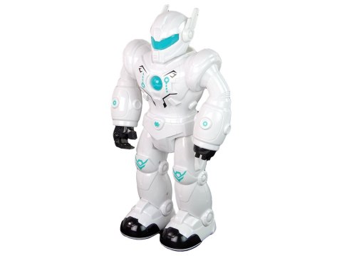 Robot Interaktywny Chodzi Dźwięk Świeci Biały Robot Interaktywny Chodzi Dźwięk Świeci Biały