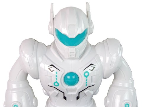 Robot Interaktywny Chodzi Dźwięk Świeci Biały Robot Interaktywny Chodzi Dźwięk Świeci Biały