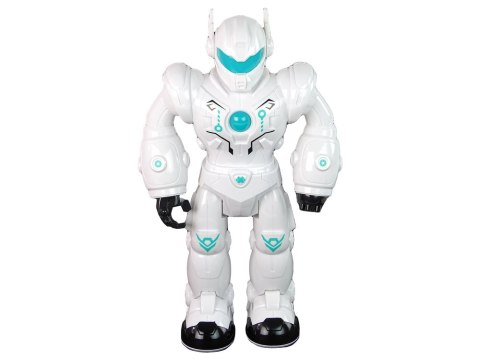 Robot Interaktywny Chodzi Dźwięk Świeci Biały Robot Interaktywny Chodzi Dźwięk Świeci Biały