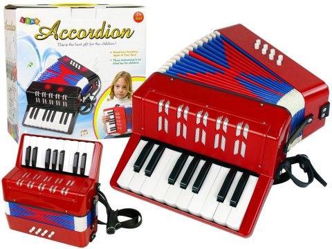 Akordeon Instrument Muzyczny Dla Dzieci Muzyka Czerwony Akordeon Instrument Muzyczny Dla Dzieci Muzyka Czerwony