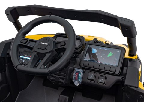 Auto Na Akumulator ATV CAN-AM Maverick Żółty Auto Na Akumulator ATV CAN-AM Maverick Żółty