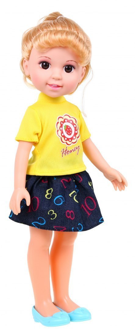 Duża Lalka do stylizacji dla dzieci 3+ blondynka + 2 Stroje + Grzebyk + Lusterko Duża Lalka do stylizacji dla dzieci 3+ blondynka + 2 Stroje + Grzebyk + Lusterko