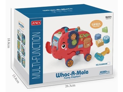Edukacyjny, Interaktywny Zabawny Słonik, Funny Cartoon Elephant, Wesoły Słoń Edukacyjny, Interaktywny Zabawny Słonik, Funny Cartoon Elephant, Wesoły Słoń
