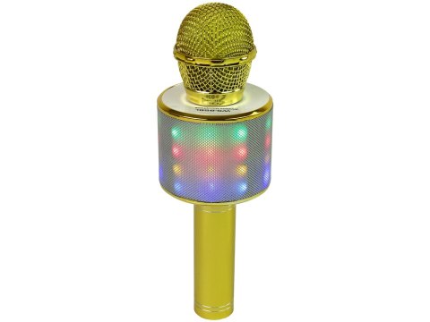 Mikrofon Bezprzewodowy USB Głośnik Nagrywanie Karaoke Model WS-858 Złoty Mikrofon Bezprzewodowy USB Głośnik Nagrywanie Karaoke Model WS-858 Złoty