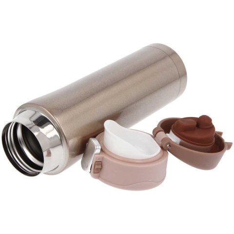 STALOWY KUBEK TERMICZNY PODRÓŻNY TERMOS 450ml 1056 złoty STALOWY KUBEK TERMICZNY PODRÓŻNY TERMOS 450ml 1056 złoty