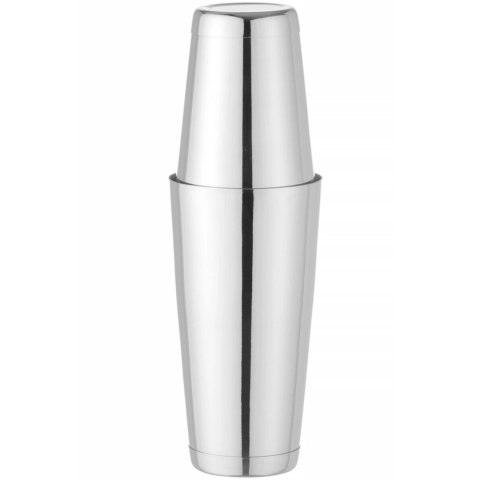 Shaker bostoński 2 częściowy do drinków koktajli Tin on Tin 0.8 l - srebrny Shaker bostoński 2 częściowy do drinków koktajli Tin on Tin 0.8 l - srebrny