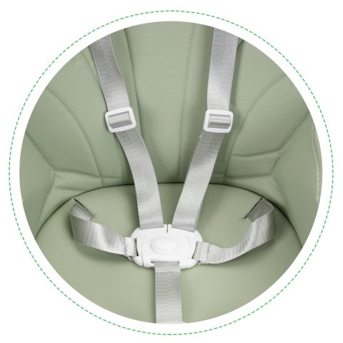 Fotelik krzesełko do karmienia 2w1 pasy 5 punktowe ECOTOYS azure Fotelik krzesełko do karmienia 2w1 pasy 5 punktowe ECOTOYS azure
