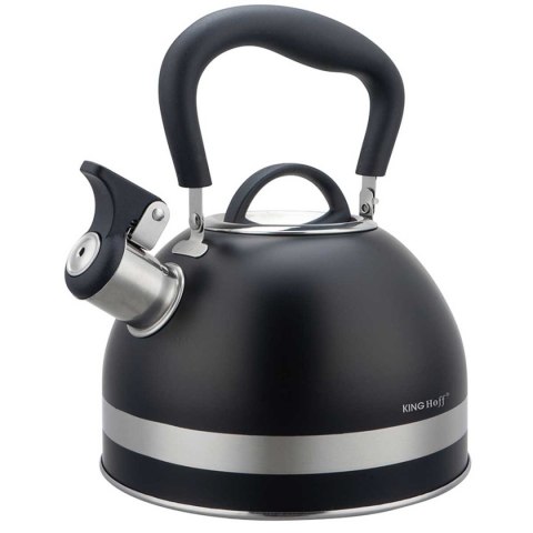 CZAJNIK 1,8L Z GWIZDKIEM KINGHOFF KH-1858 CZARNY CZAJNIK 1,8L Z GWIZDKIEM KINGHOFF KH-1858 CZARNY
