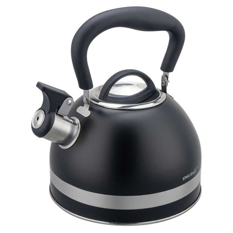 CZAJNIK 1,8L Z GWIZDKIEM KINGHOFF KH-1858 CZARNY CZAJNIK 1,8L Z GWIZDKIEM KINGHOFF KH-1858 CZARNY