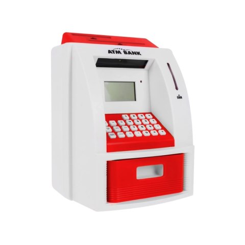 Bankomat skarbonka dla dzieci 3+ czerwony Interaktywne Karta bankomatowa Bankomat skarbonka dla dzieci 3+ czerwony Interaktywne Karta bankomatowa