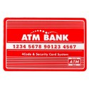 Bankomat skarbonka dla dzieci 3+ czerwony Interaktywne Karta bankomatowa