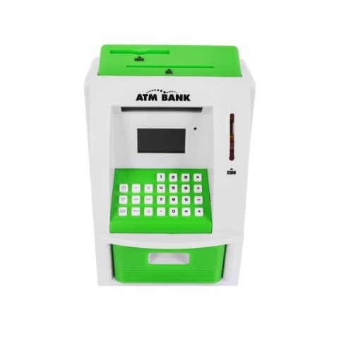 Bankomat skarbonka dla dzieci zielony Interaktywne Karta bankomatowa Bankomat skarbonka dla dzieci zielony Interaktywne Karta bankomatowa