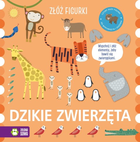 Złóż figurki. Dzikie zwierzęta Złóż figurki. Dzikie zwierzęta