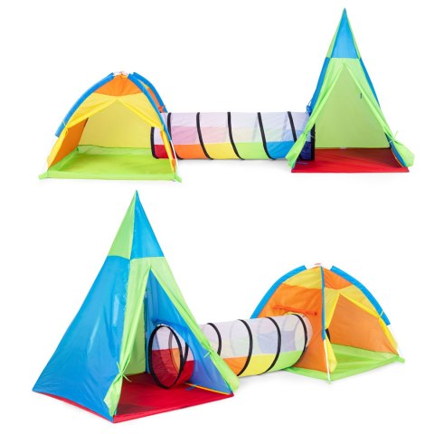 Namiot dla dzieci plac zabaw 3w1 iglo tipi tunel IPLAY Namiot dla dzieci plac zabaw 3w1 iglo tipi tunel IPLAY