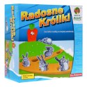 Gra planszowa Radosne Króliki dla dzieci 3+ Wyścig po marchewkę Rodzinna