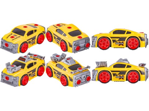 Sportowy Samochód do rozkręcania i skręcania 2w1 TUNING + Wkrętarka Sportowy Samochód do rozkręcania i skręcania 2w1 TUNING + Wkrętarka