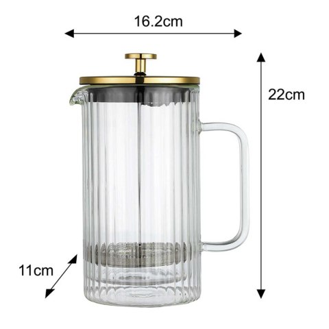 ZAPARZACZ TŁOKOWY DO KAWY/HERBATY TERMICZNY 1000ml KLAUSBERG KB-7761 ZAPARZACZ TŁOKOWY DO KAWY/HERBATY TERMICZNY 1000ml KLAUSBERG KB-7761