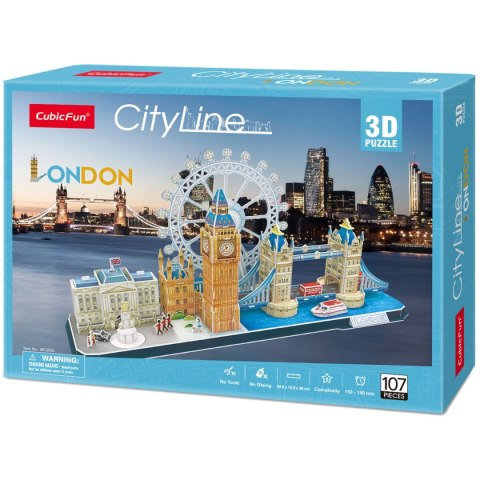 CUBIC FUN PUZZLE 3D CITY LINE LONDON - MC253H CUBIC FUN PUZZLE 3D CITY LINE LONDON - MC253H