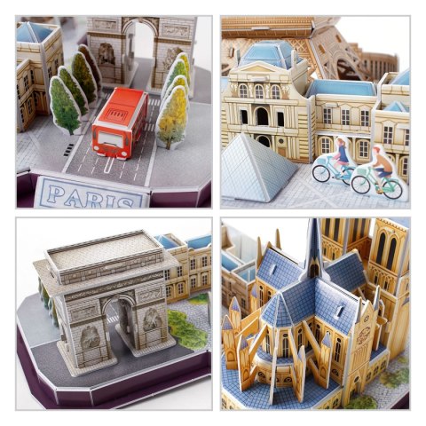 CUBIC FUN PUZZLE 3D CITY LINE PARIS - MC254H CUBIC FUN PUZZLE 3D CITY LINE PARIS - MC254H