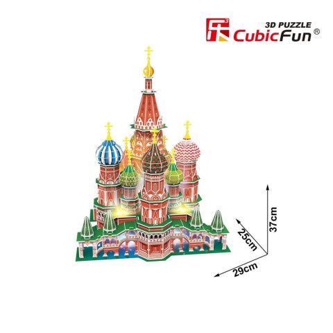 CUBIC FUN PUZZLE 3D LED KATEDRA ŚW. BAZYLA- L519H CUBIC FUN PUZZLE 3D LED KATEDRA ŚW. BAZYLA- L519H