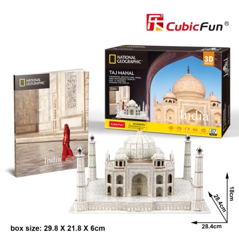 CUBIC FUN PUZZLE 3D NATIONAL GEOGRAPHIC TAJ MAHAL CUBIC FUN PUZZLE 3D NATIONAL GEOGRAPHIC TAJ MAHAL