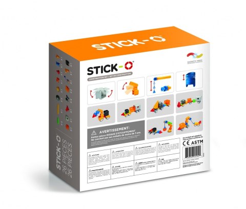 STICK-O ZESTAW KONSTRUKCYJNY 26 EL. STICK-O ZESTAW KONSTRUKCYJNY 26 EL.