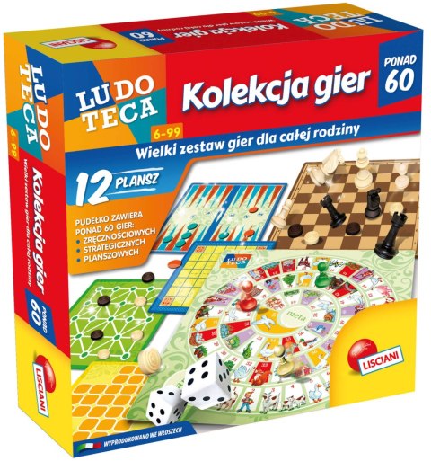 LISCIANI LUDOTECA ZESTAW 60 GIER LISCIANI LUDOTECA ZESTAW 60 GIER