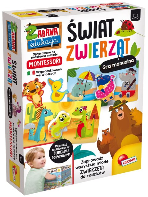 LISCIANI MONTESSORI ŚWIAT ZWIERZĄT LISCIANI MONTESSORI ŚWIAT ZWIERZĄT