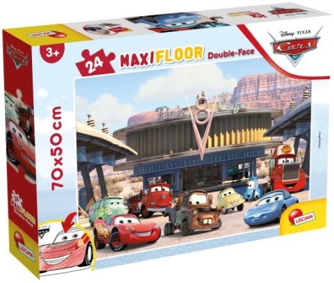 LISCIANI PUZZLE PODŁOGOWE MAXI DWUSTRONNE 24 EL. AUTA LISCIANI PUZZLE PODŁOGOWE MAXI DWUSTRONNE 24 EL. AUTA
