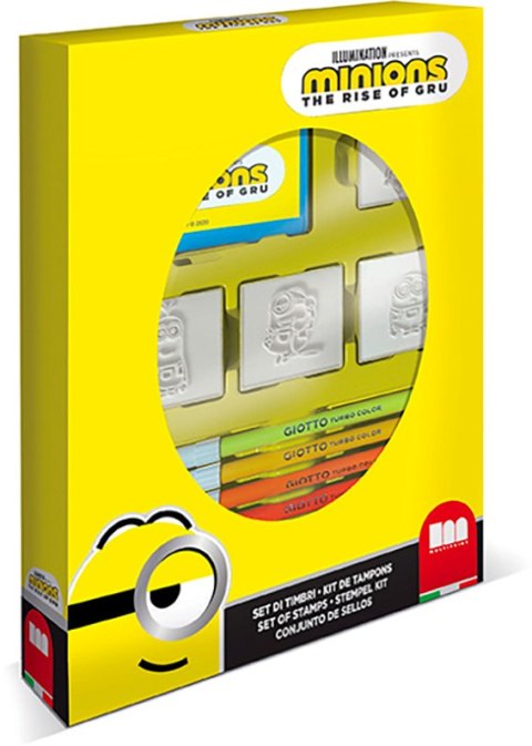 MULTIPRINT MINIONKI PIECZĄTKI BOX 4 SZT MULTIPRINT MINIONKI PIECZĄTKI BOX 4 SZT