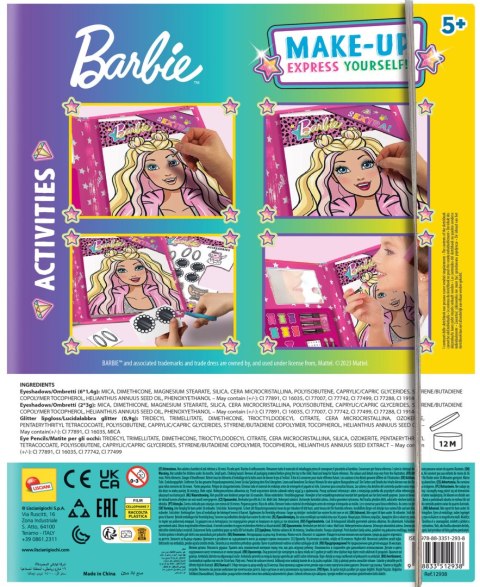 LISCIANI BARBIE SKETCH BOOK MAKE UP EXPRESS YOURSELF LISCIANI BARBIE SKETCH BOOK MAKE UP EXPRESS YOURSELF