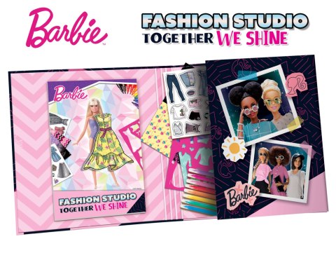 LISCIANI BARBIE SKETCH BOOK TOGETHER FASHION STUDIO LISCIANI BARBIE SKETCH BOOK TOGETHER FASHION STUDIO