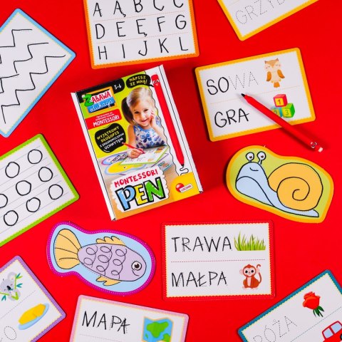 LISCIANI MONTESSORI PEN DŁUGOPIS Z 32 TABLICZKAMI LISCIANI MONTESSORI PEN DŁUGOPIS Z 32 TABLICZKAMI