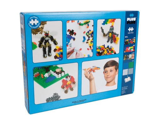 PLUS-PLUS BASIC NAUCZ SIĘ BUDOWAĆ SUPERZESTAW - 1200 ELEMENTÓW PLUS-PLUS BASIC NAUCZ SIĘ BUDOWAĆ SUPERZESTAW - 1200 ELEMENTÓW