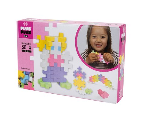 PLUS-PLUS BIG ZESTAW PASTELOWY - 50 ELEMENTÓW PLUS-PLUS BIG ZESTAW PASTELOWY - 50 ELEMENTÓW
