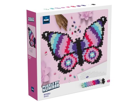 PLUS-PLUS PUZZLE BY NUMBER MOTYL - 800 ELEMENTÓW PLUS-PLUS PUZZLE BY NUMBER MOTYL - 800 ELEMENTÓW