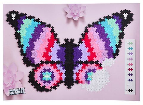 PLUS-PLUS PUZZLE BY NUMBER MOTYL - 800 ELEMENTÓW PLUS-PLUS PUZZLE BY NUMBER MOTYL - 800 ELEMENTÓW