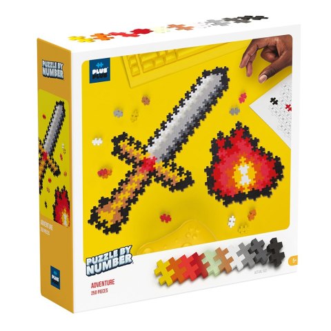 PLUS-PLUS PUZZLE BY NUMBER PRZYGODA- 250 ELEMENTÓW PLUS-PLUS PUZZLE BY NUMBER PRZYGODA- 250 ELEMENTÓW