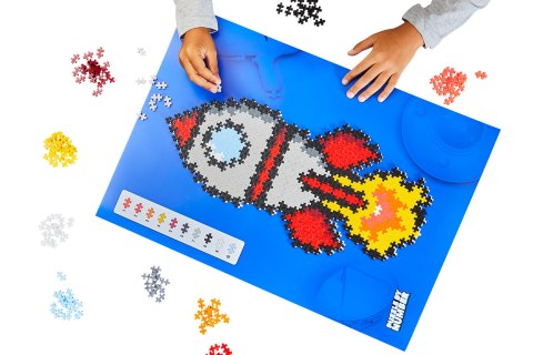 PLUS-PLUS PUZZLE BY NUMBER RAKIETA - 500 ELEMENTÓW PLUS-PLUS PUZZLE BY NUMBER RAKIETA - 500 ELEMENTÓW