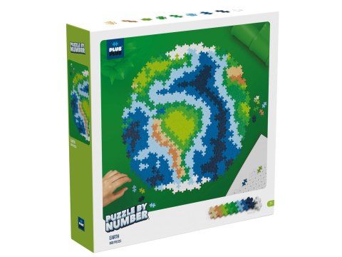 PLUS-PLUS PUZZLE BY NUMBER ZIEMIA - 800 ELEMENTÓW PLUS-PLUS PUZZLE BY NUMBER ZIEMIA - 800 ELEMENTÓW