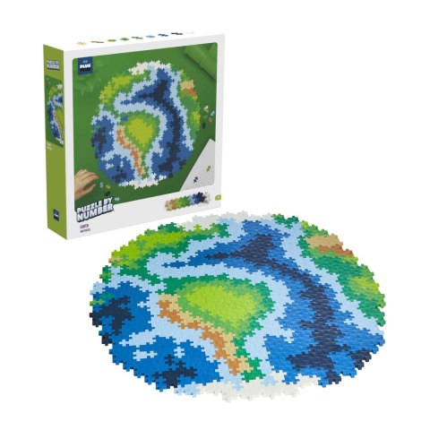 PLUS-PLUS PUZZLE BY NUMBER ZIEMIA - 800 ELEMENTÓW PLUS-PLUS PUZZLE BY NUMBER ZIEMIA - 800 ELEMENTÓW