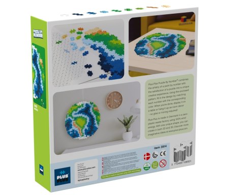 PLUS-PLUS PUZZLE BY NUMBER ZIEMIA - 800 ELEMENTÓW PLUS-PLUS PUZZLE BY NUMBER ZIEMIA - 800 ELEMENTÓW