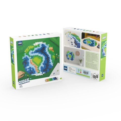 PLUS-PLUS PUZZLE BY NUMBER ZIEMIA - 800 ELEMENTÓW PLUS-PLUS PUZZLE BY NUMBER ZIEMIA - 800 ELEMENTÓW